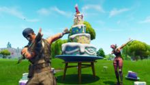 Fortnite 生日蛋糕的地点：在哪里跳舞迎接挑战